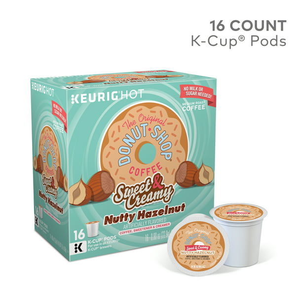 The Original Donut Shop Sweet and Creamy Regular K-Cups 4 x 16 Count Boxes